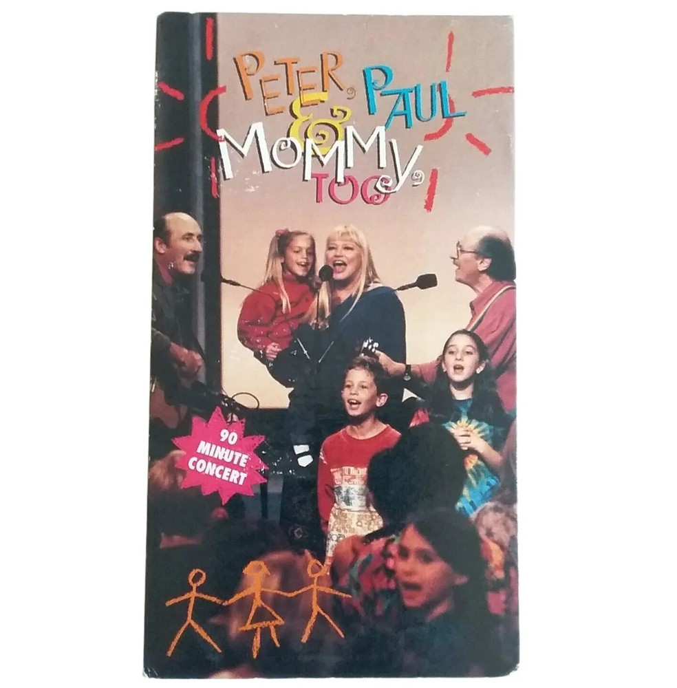 Peter, Paul and Mary VHS 1993 Peter, Paul and Mommy, Too