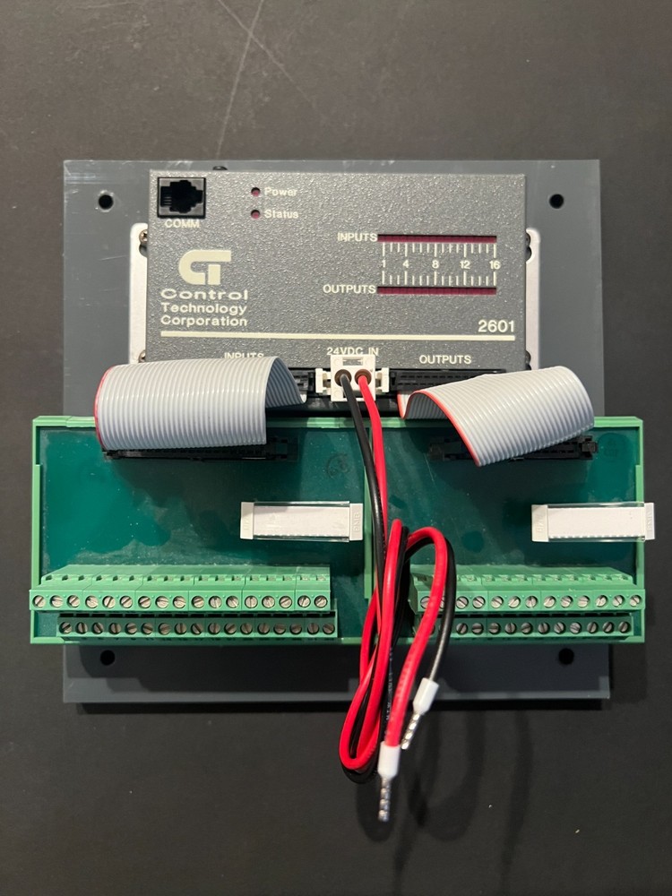 CTC 2601 PLC with Phoenix Contact I/O Terminal Blocks
