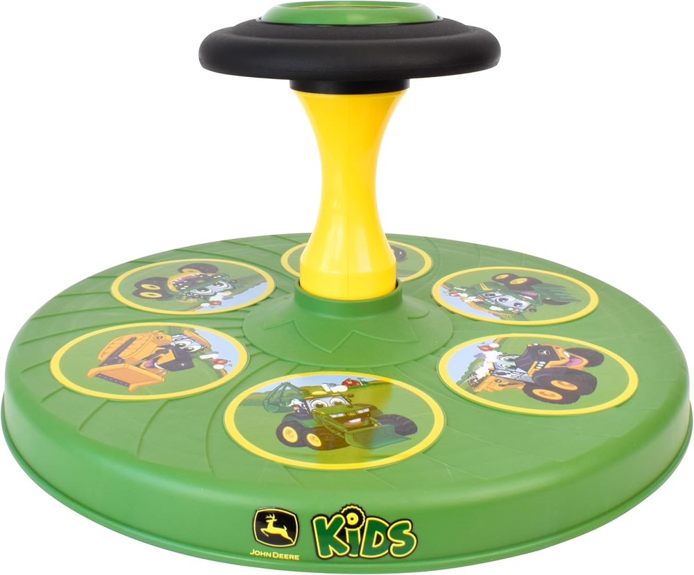 John Deere Twist-N-Twirl Spinning Activity Toy for Toddlers - Balance and Coordi
