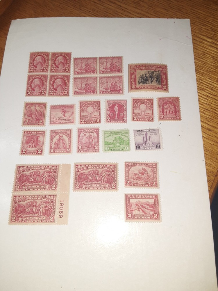 SL 5338/ US Stamps Mint from 1920's to Early 1930's us stamps collections lots