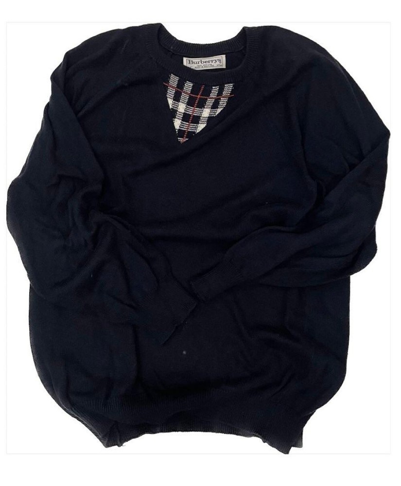 Burberry knit sweater Men's Fashion from Japan