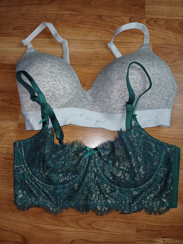 Lot of 2 Victoria's Secret Bras 34D
