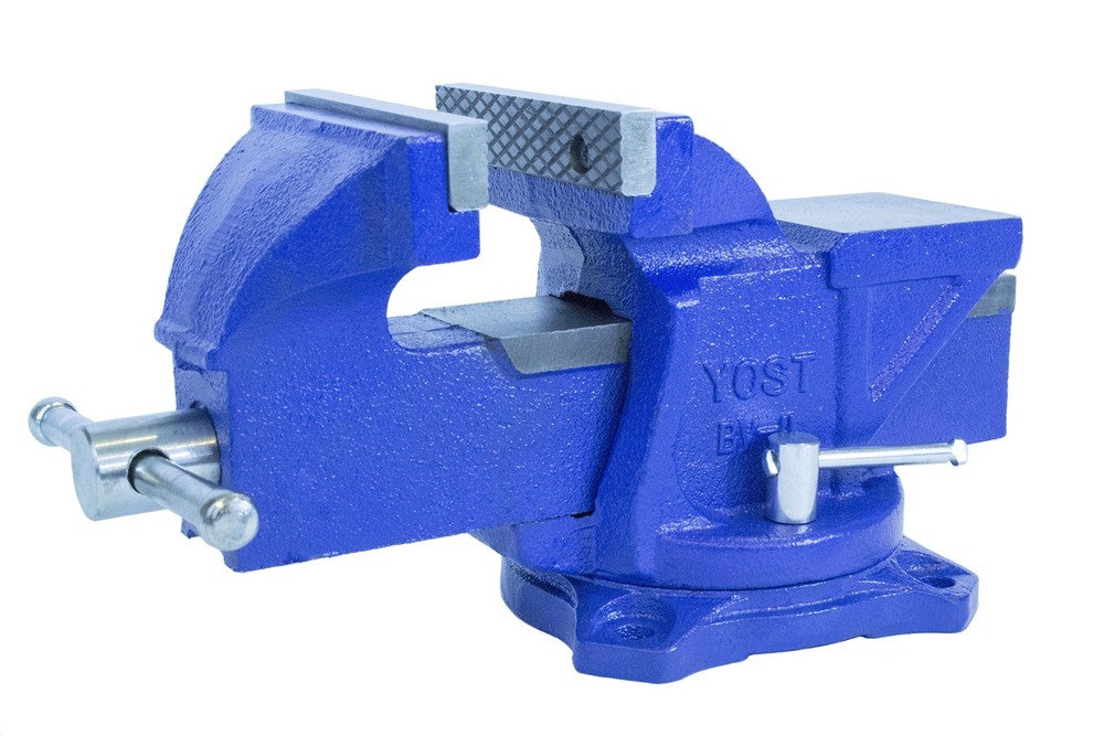 Yost Vises Tool 4-Inch Workshop Duty Bench Vise, Model BV-4, with 120-Degree ...