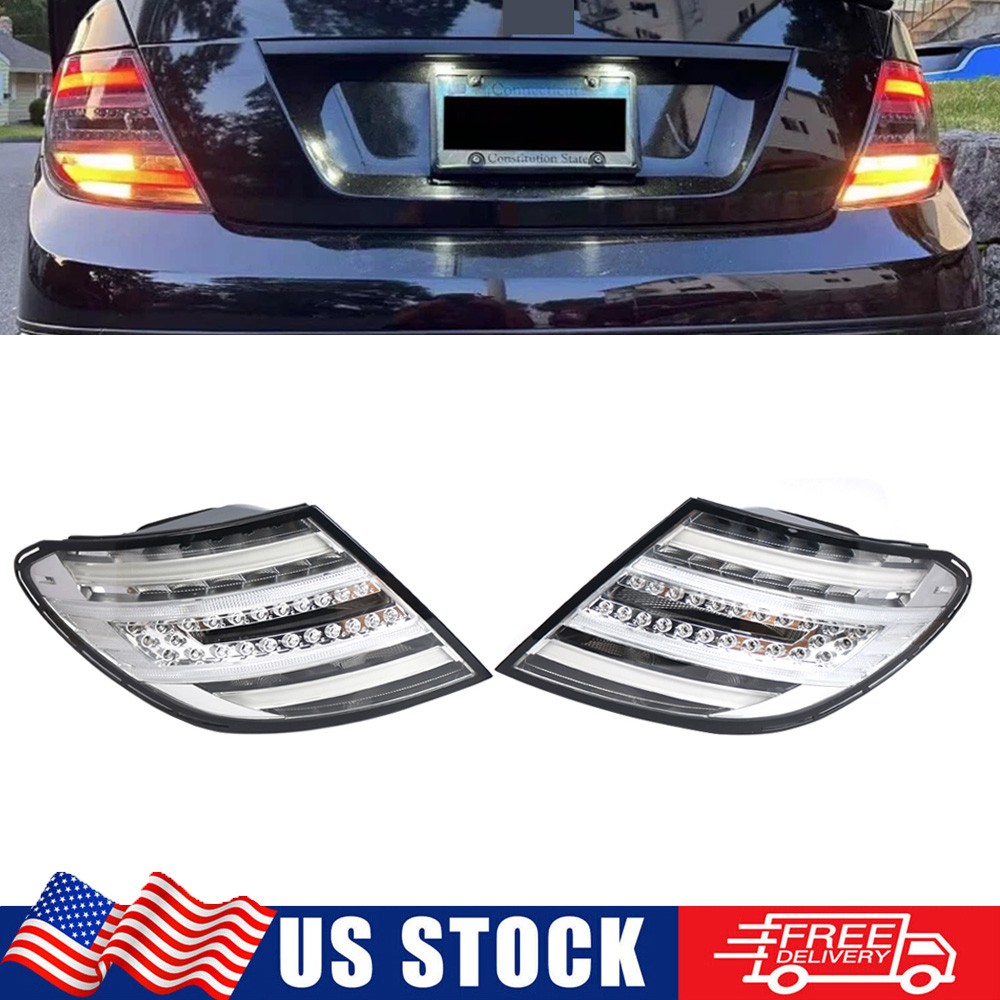 LED Rear Lamp Tail Light For Mercedes Benz W204 C Class C180 C200 C300 2008-2014