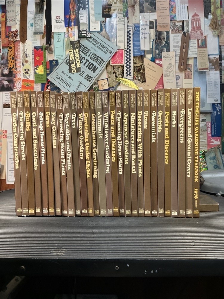Vintage 1970s Time-Life Encyclopedia of Gardening – 28-Book Set