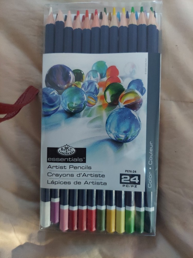 Royal & Langnickel essentials(TM) Colored Pencils 24/Pkg - New