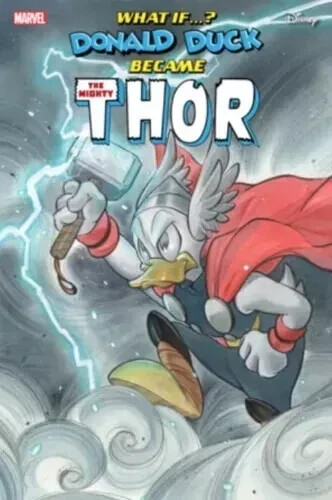 Donald Duck as Thor Peach Variant NM Comic Book JJCS FL