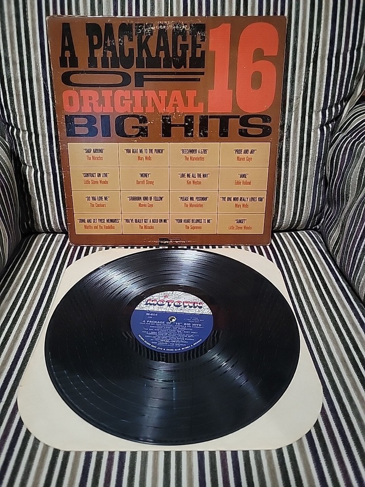 16 Original Big Motown Hits-Motown Records MT614-1965-VG