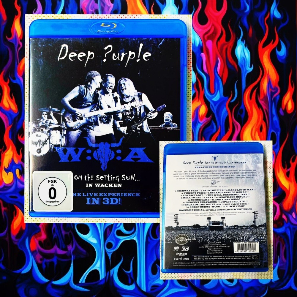 DEEP PURPLE LIVE BLU-RAY LIVE FROM THE SETTING SUN…IN WACKEN ➕ KEYCHAIN