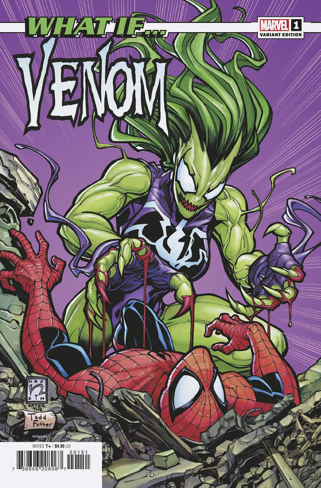 What If Venom 1 Chad Hardin Variant Comic Book Cover