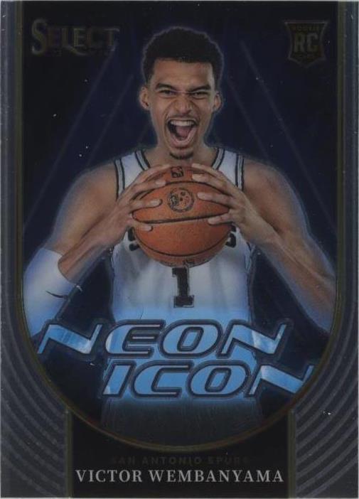 2023-24 Panini Select - Neon Icons #13 Victor Wembanyama (RC)