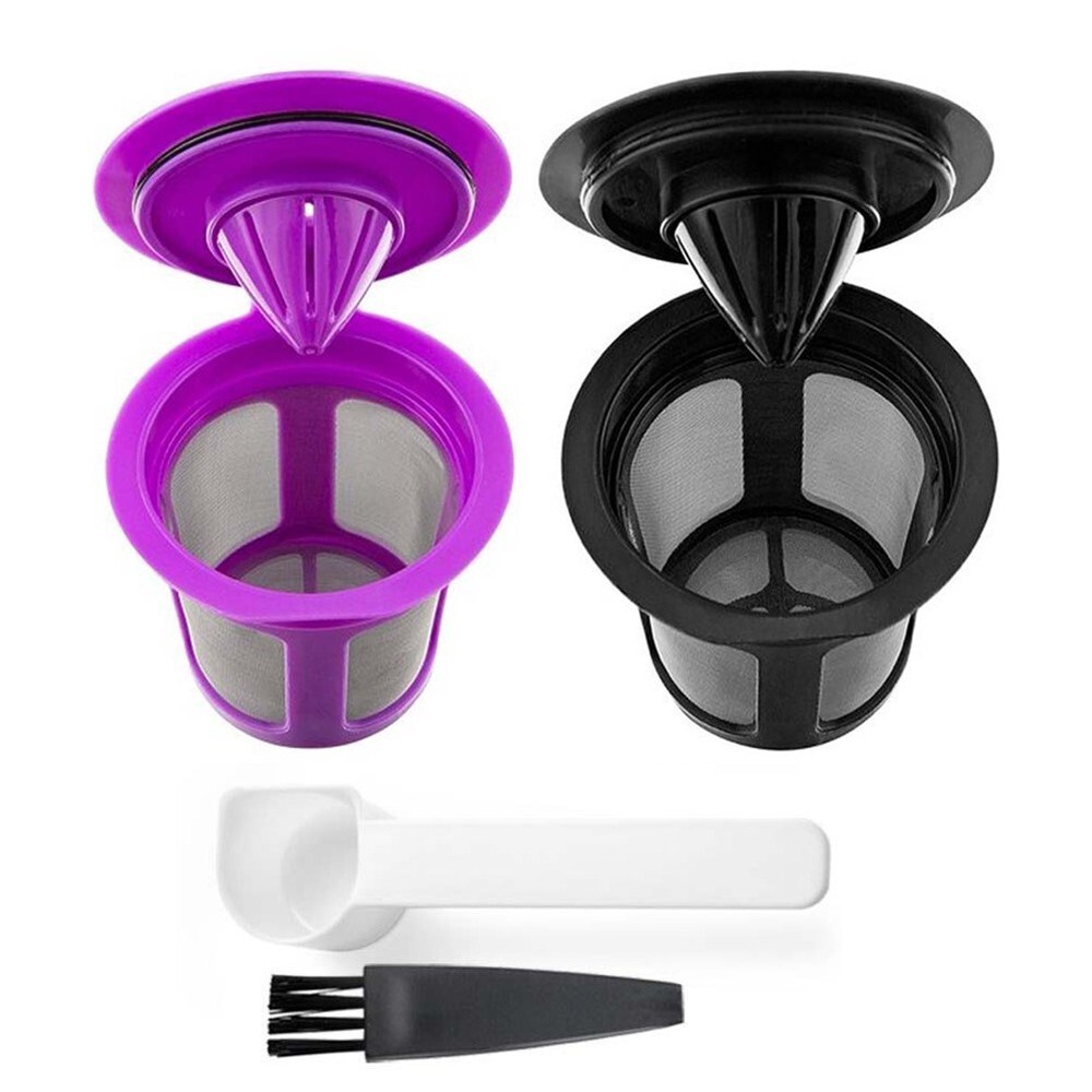 2-Pack Eco-Friendly Reusable Coffee Filters for Home Brewing