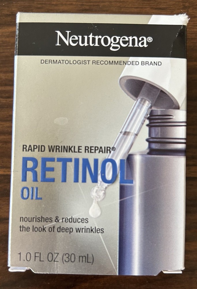 Neutrogena Retinol Serum Rapid Wrinkle Repair Face Oil 1oz Twin Pack
