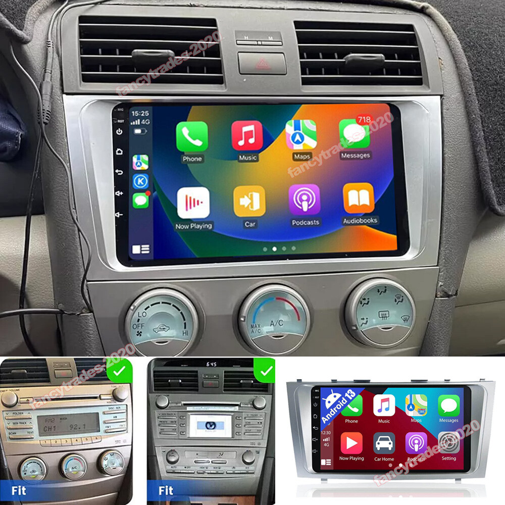Android 13 4+64GB CarPlay GPS Navi For Toyota Camry 2007-2011 Car Stereo Radio