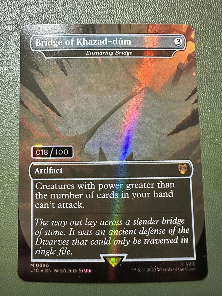Bridge of Khazad-Dum Limited Edition 018 of 100 Collectible Art Piece