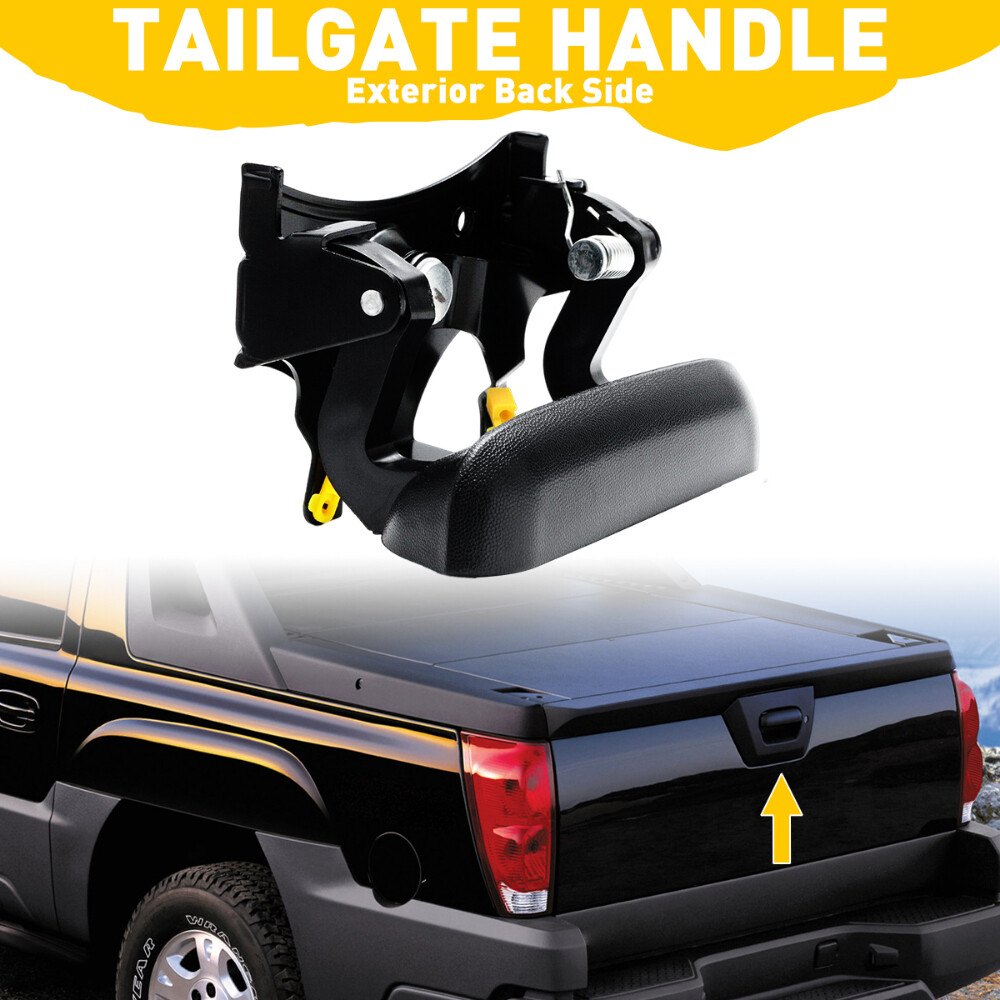 Black Rear Tailgate Handle for 02-06 Chevy Avalanche 1-5PCS