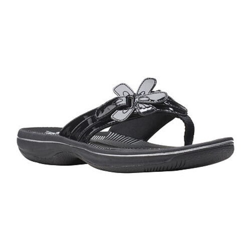 Clarks Womens Brinkley Flora Cloudsteppers Comfort Sandals