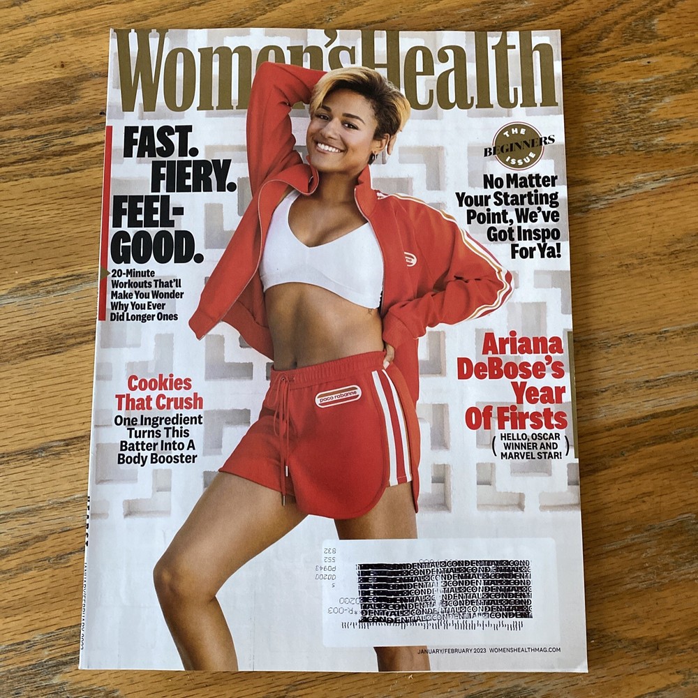 WOMEN'S HEALTH MAGAZINE January February 2023 issue ARIANA DEBOSE