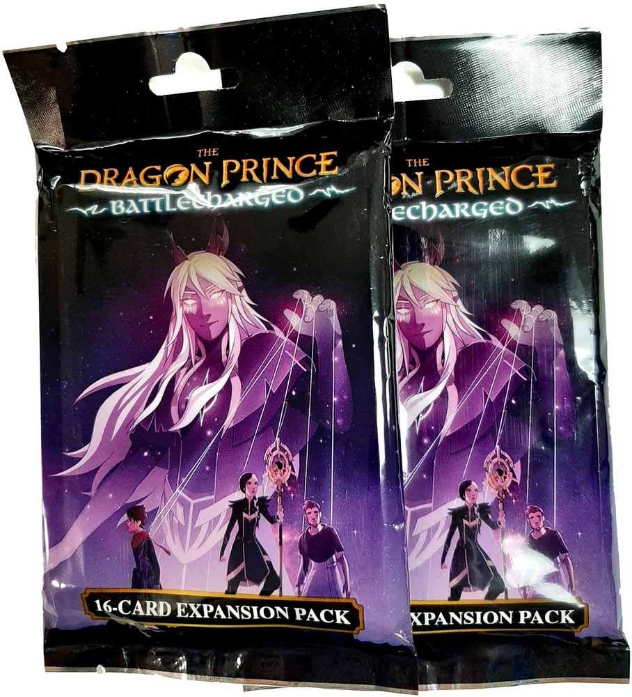 Lot of 2! Dragon Prince Battlecharged Expansion pack Mystery Of Aaravos Season 4