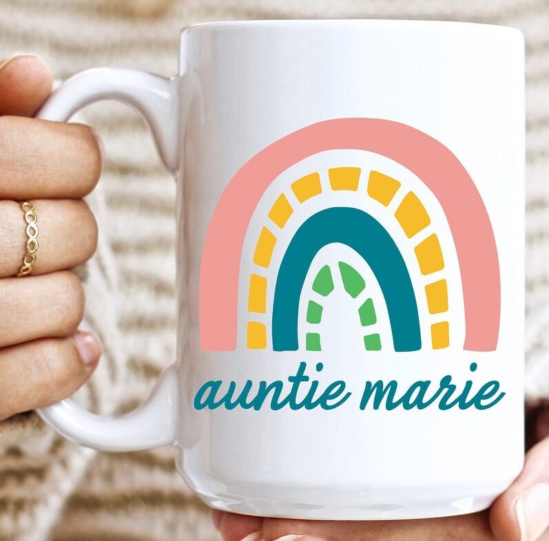 Mug For Auntie Personalised Auntie Mug Gift For Aunt Unique Gift Idea For Aunt