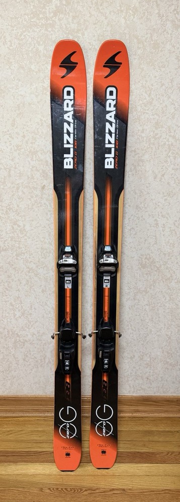 Blizzard Zero G 108 Carbon Drive, With Bindings, Ski Case Includes