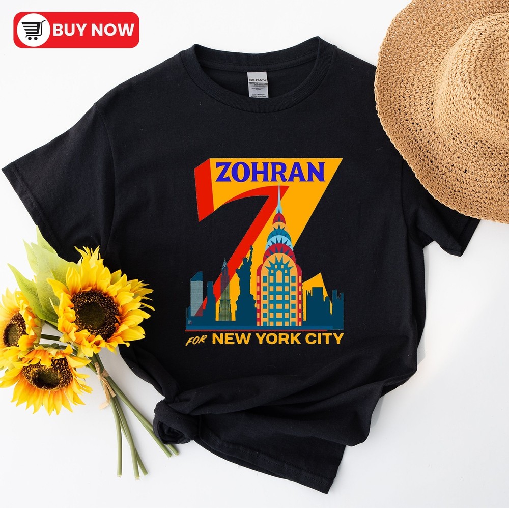 Zohran Mamdani Shirt, Zohran for Mayor of New York TShirt, Size S-5XL