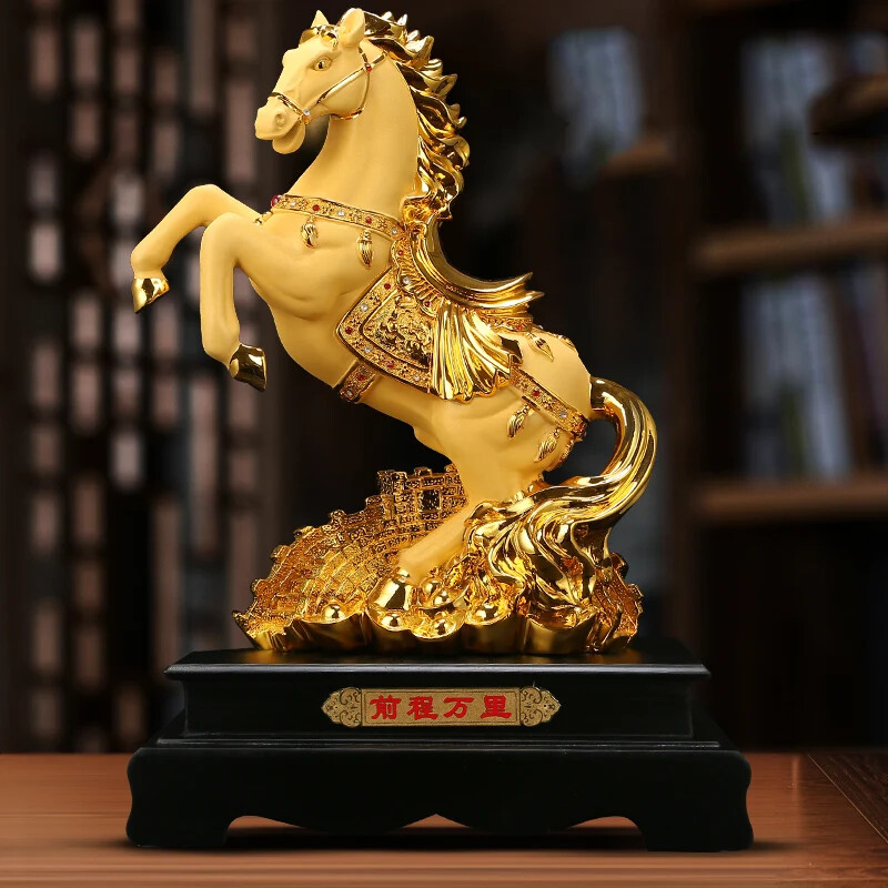New Animals Horse Statue Resin Art Sculpture Luxury Decoration Statue Best Gift