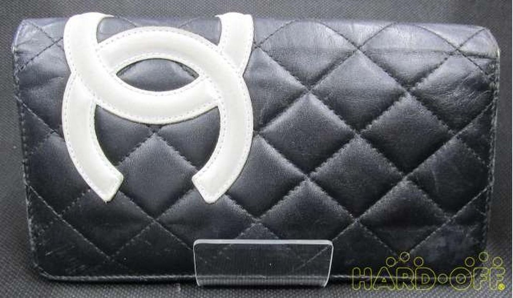 CHANEL Cambon Line Bifold Long Wallet Pre-Owned
