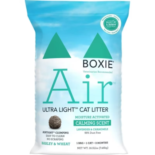 Eco-Friendly Boxiecat Plant-Based Clumping Cat Litter with Gentle Scent
