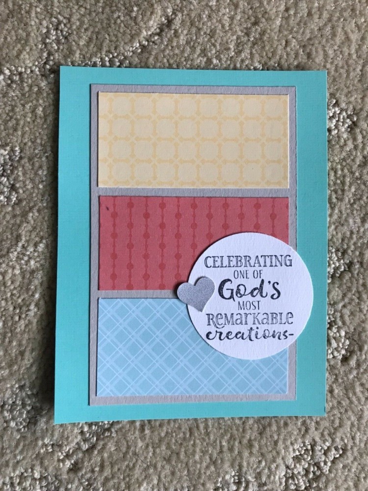 Hold onto hope friendship birthday thank you card kit of 6 made w/ Stampin' Up!