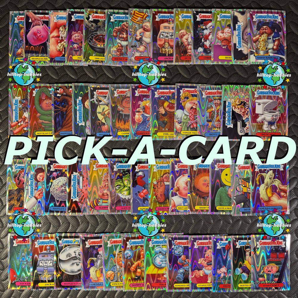 GARBAGE PAIL KIDS 2025 CHROME SERIES 7 DROOL REFRACTOR PICK-A-CARD 251A-AN8B