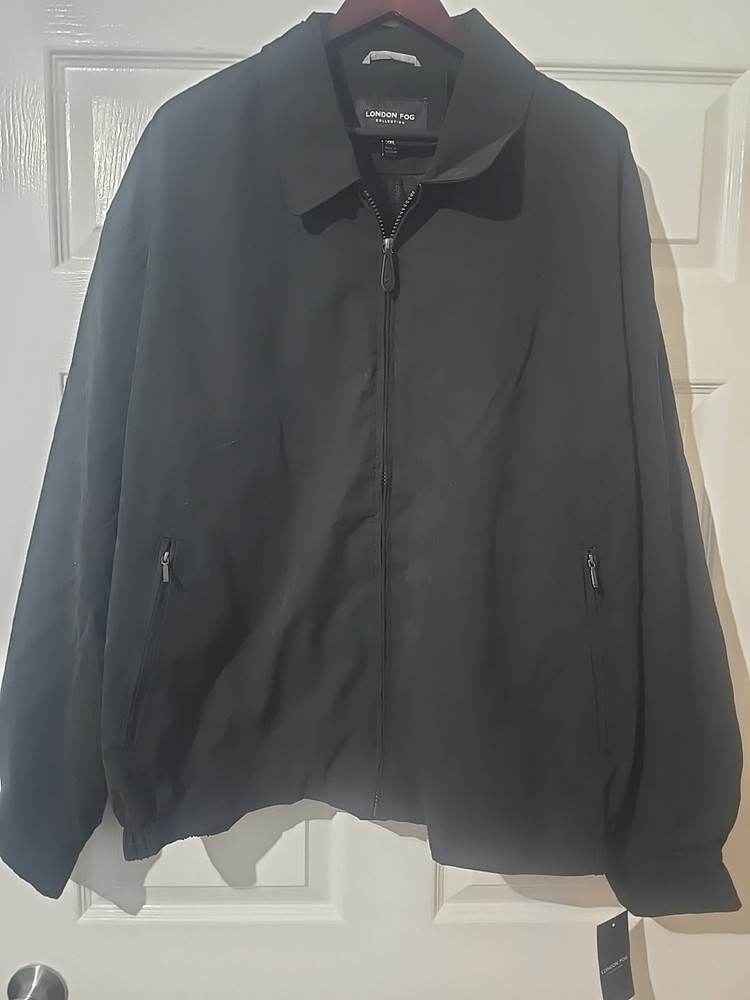 London Fog Men’s Lightweight Black Jacket in Size 3XL