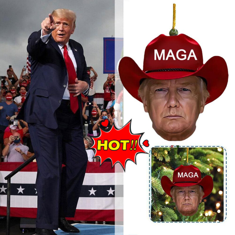 DonaldTrump Pendant Ornament Christmas-Hanging Decoration Holiday Gift New%