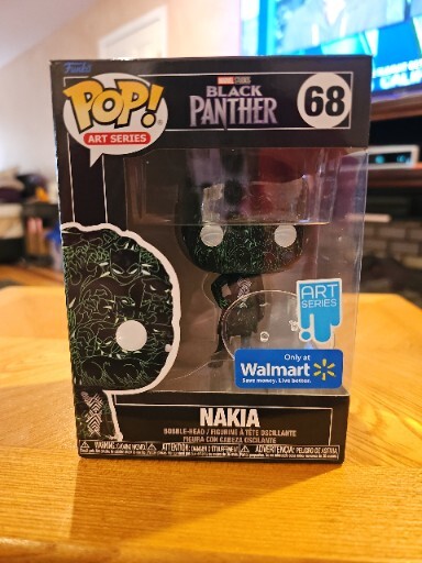 Funko Pop Marvel Nakia Artist Series Walmart Exclusive #68