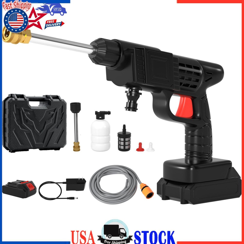 Cordless Electric High Pressure Car Washer Portable Spray Gun