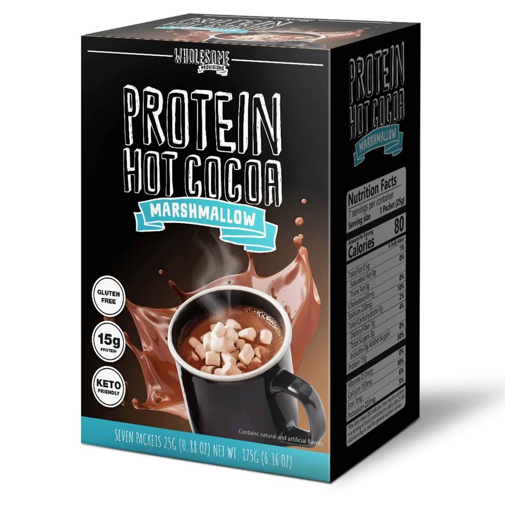 Protein Hot Chocolate, Keto Hot Chocolate Mix, Low Carb Hot Cocoa, 15g Protei...