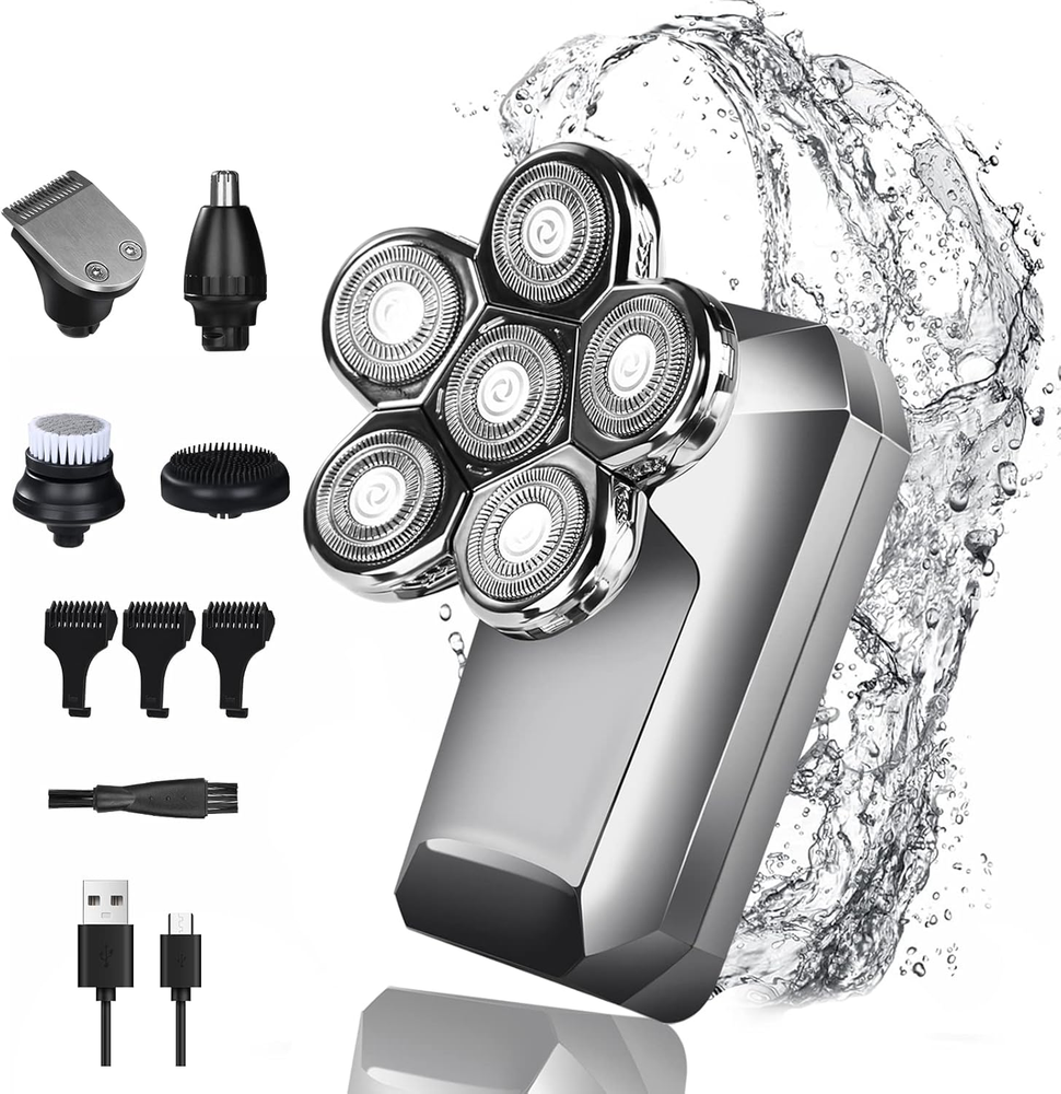 Head Shaver for Bald Men Electric Razor Travel Lock USB Fast Recharge Long Lasti