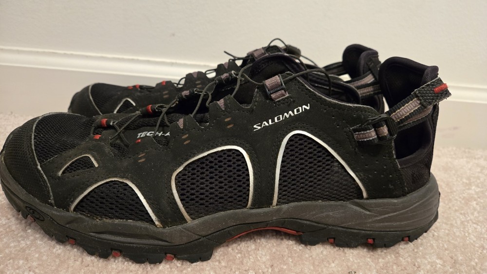 Size 12 - Salomon Techamphibian 3 Black