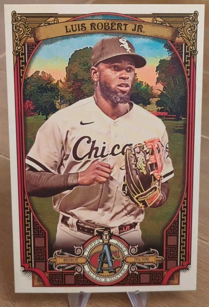 2024 Topps Allen & Ginter Jumbo Box Topper Luis Robert Jr Chicago White Sox Baseball Card
