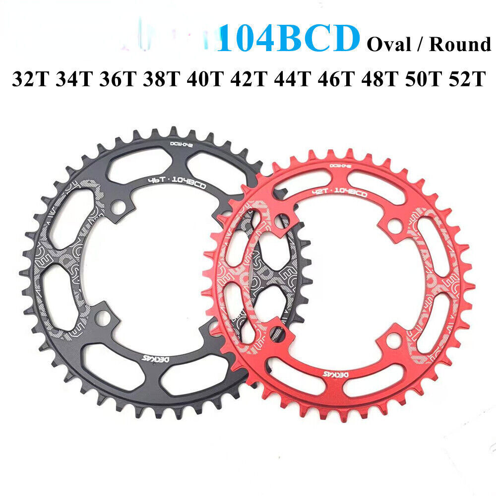 104BCD Chainring Oval / Round Wide Narrow Chainwheel MTB Mountain Bike
