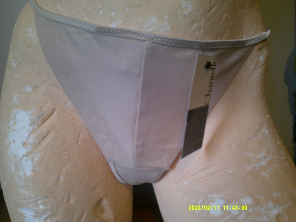 Large - New Chantelle Lingerie String Back Thong Light Brown UK Large (2517)