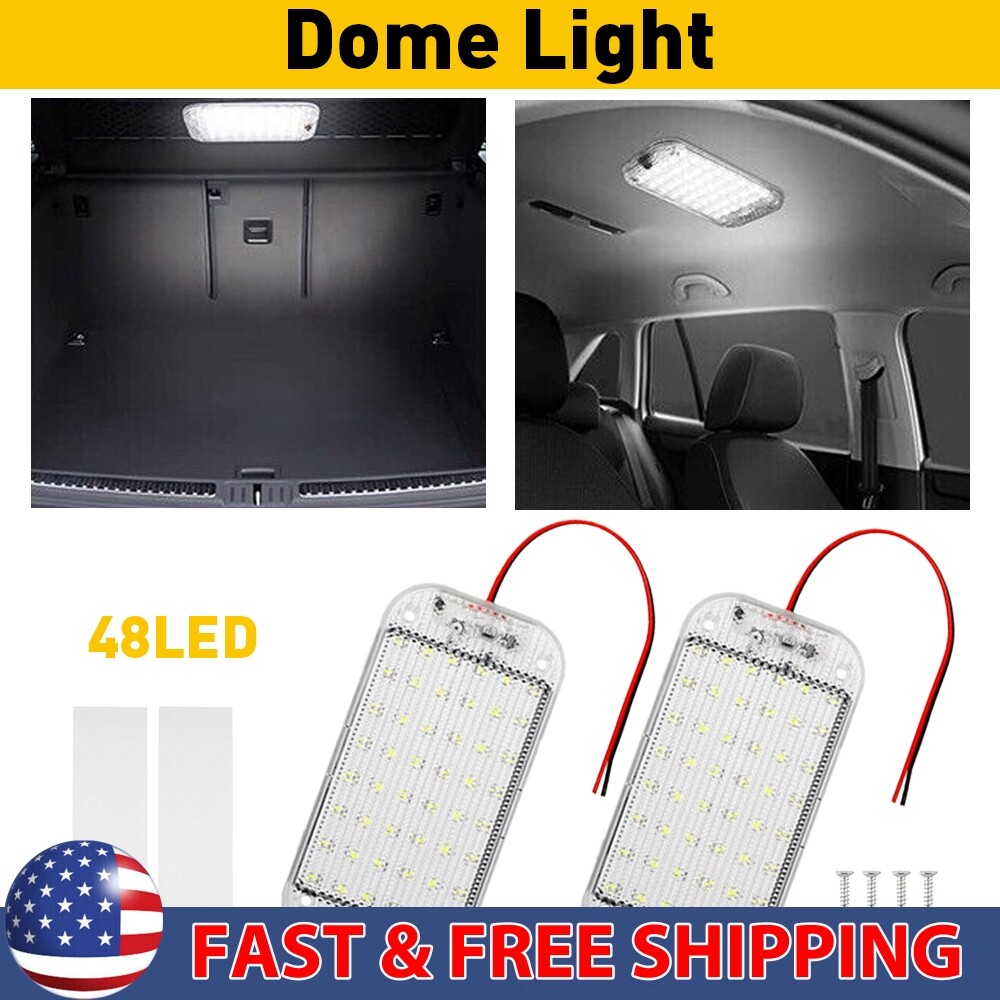 2 Pack 12V Led RV Ceiling Dome Light LED Interior Lighting for Trailer Camper RV