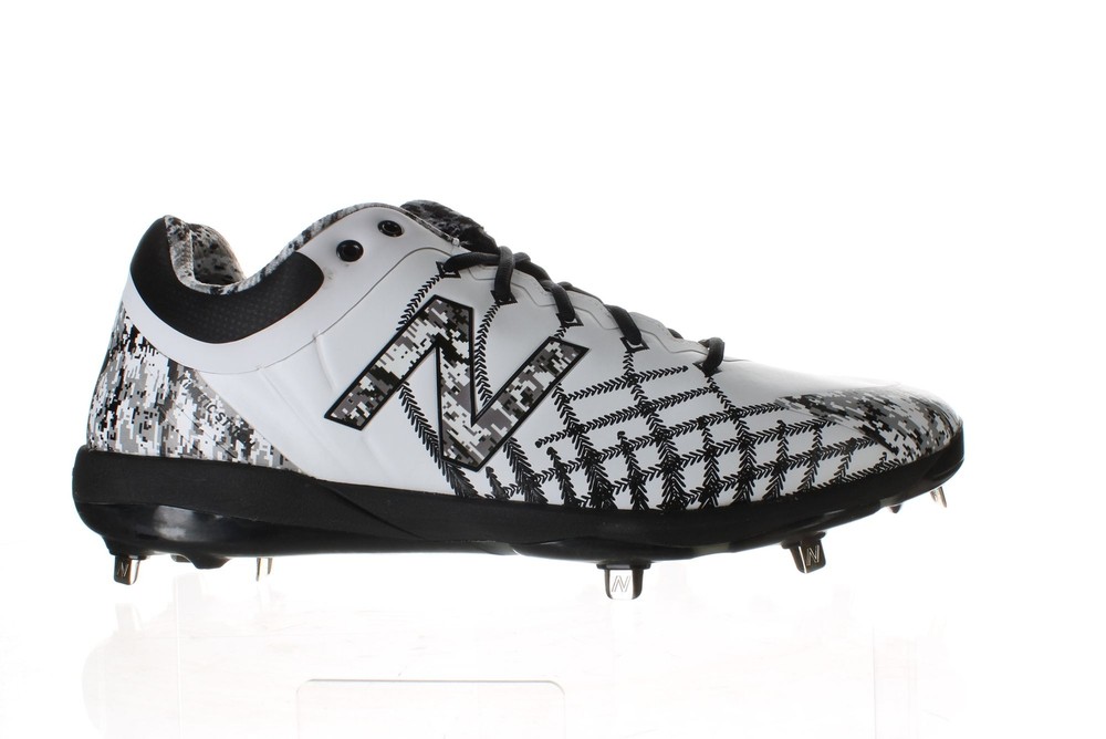 New Balance Mens Pedroia White/Camo Baseball Cleats Size 16