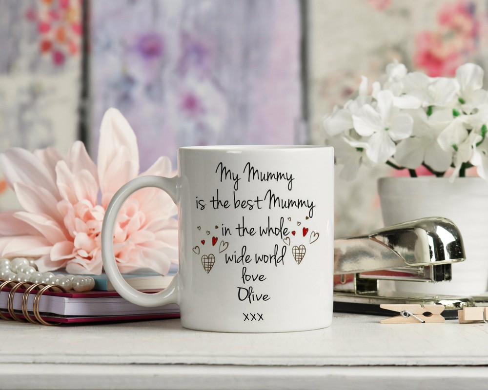 Mummy Coffee Mug Birthday Gift For Mom Or Mother's Day Gift Mummy Ceramic Coffee