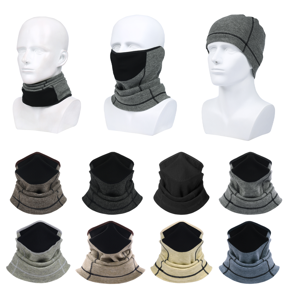 Multifunctional Winter Face Scarf Neck Warmer Snoods for Ski Hiking Cycling