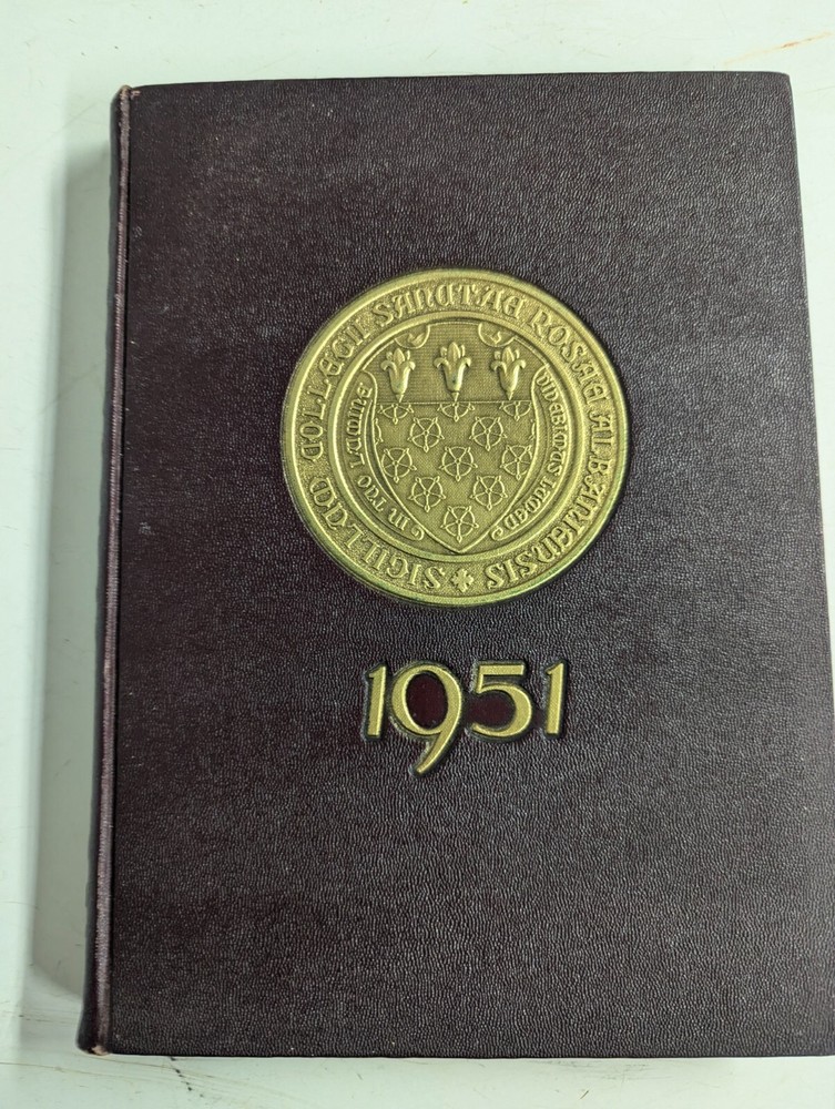 1951 COLLEGE OF ST. ROSE ALBANY NEW YORK NY YEARBOOK ROSE LEAVES