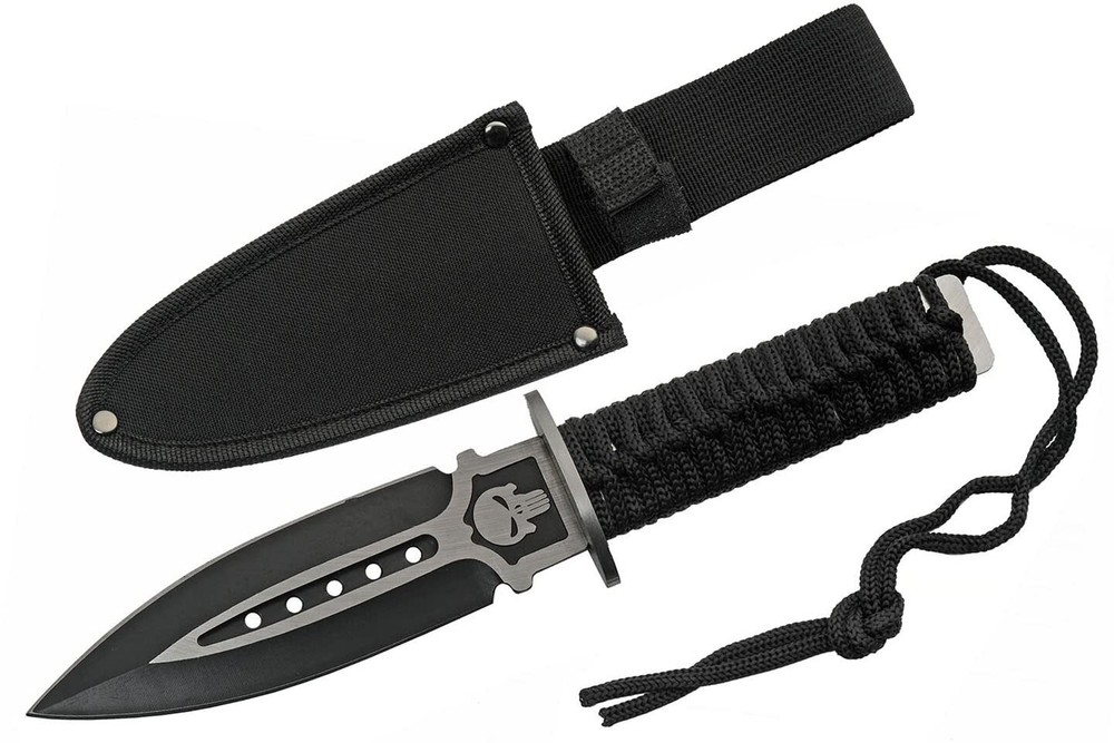 New Rite Edge Skull Blade Dagger Fixed Blade Knife 211549