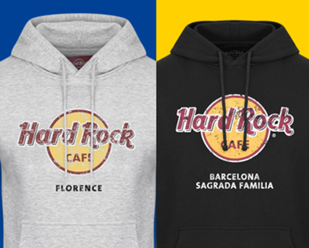 CUSTOM Hard Rock logo All sizes All colors HOODIE SWEATSHIRT JJ6004
