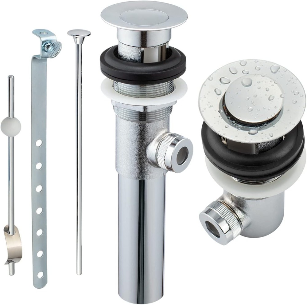 Pop Up Drain Assembly w/ Overflow 1-1/2