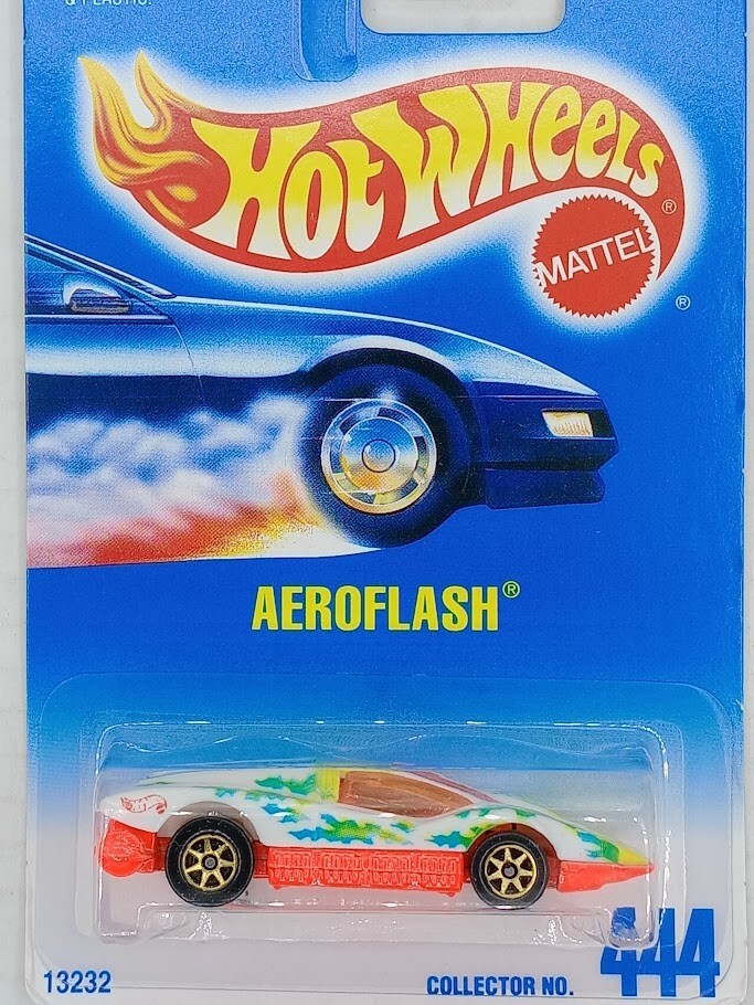 Hot Wheels Collector #444 Aeroflash with Gold 7 Spoke Wheels